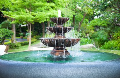 landscaping fountain