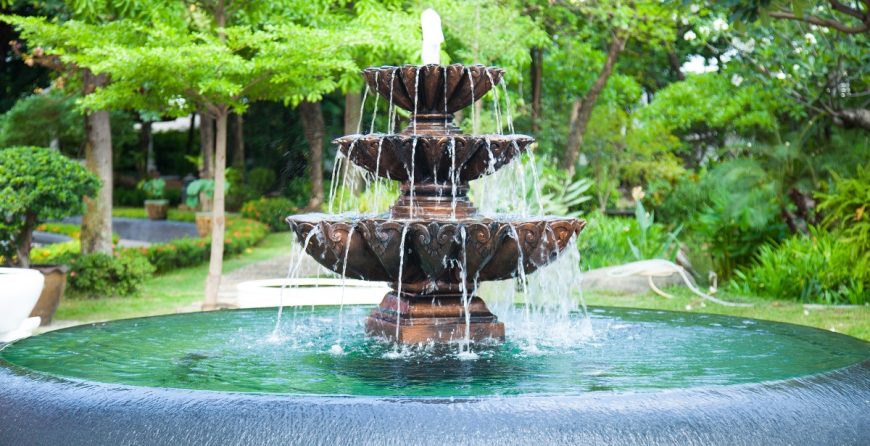 landscaping fountain