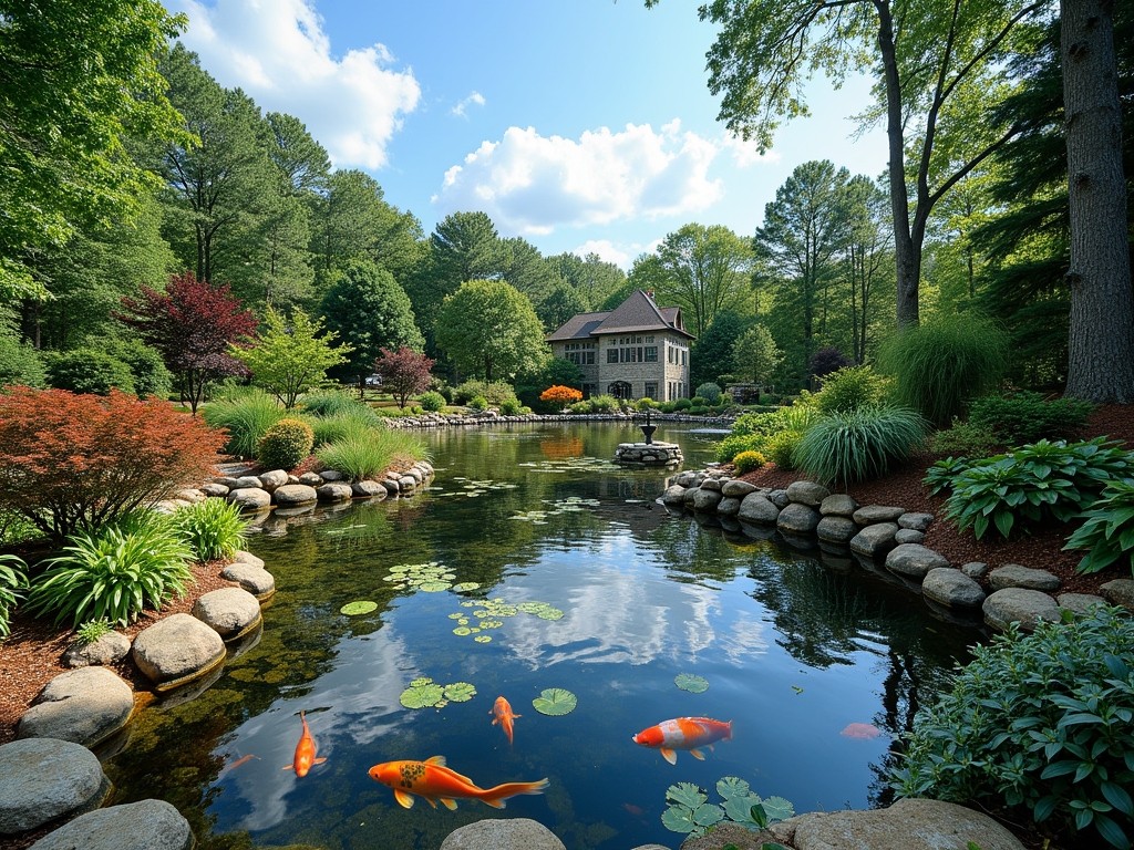 north carolina koi pond installation